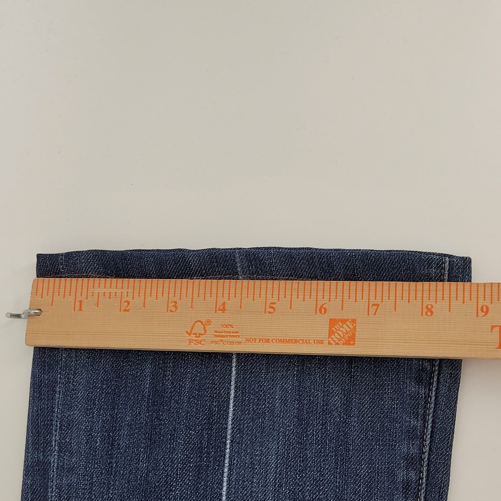 7 For All Mankind Flare Jeans 27 Blue U076080UIL-080U Mid Rise Womens Seven - Picture 7 of 8